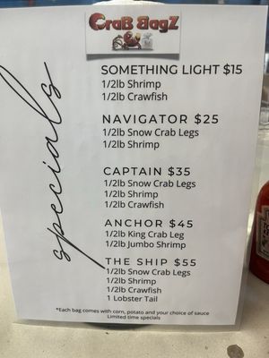 Menu photo 2 Crab Bagz Homewood, IL