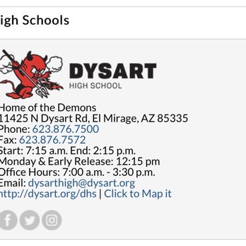 Dysart High School - School website - Middle Schools & High Schools Near Me - El Mirage, Arizona Dysart High School - School website - Middle Schools & High Schools Near Me - El Mirage, Arizona