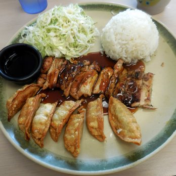 Manse Teriyaki - Gyoza and Chicken Teriyaki Combo - Japanese Near Me - Monroe, Washington