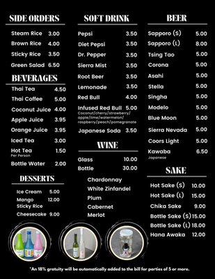 Menu photo 1 Thai House Restaurant Redding, CA Menu photo 1 Thai House Restaurant Redding, CA