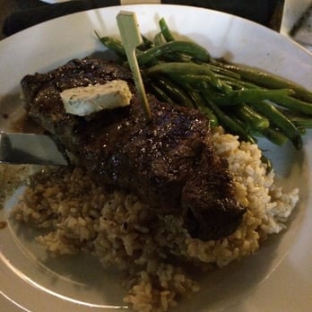 Yard House - Rib eye with brown rice. They don't have A1 sauce. Don't get this if u need that :( - New American Near Me - Rancho Cucamonga, California Yard House - Rib eye with brown rice. They don't have A1 sauce. Don't get this if u need that :( - New American Near Me - Rancho Cucamonga, California