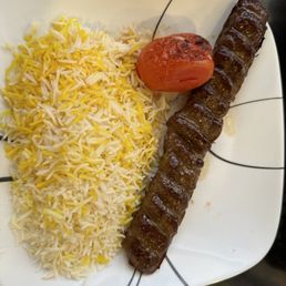 Beef koobideh lunch