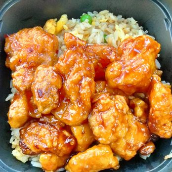 Panda Express - Orange chicken and fried rice - Chinese Near Me - Parkville, Maryland