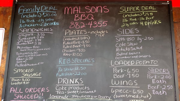 Menu photo 8 Malson's BBQ Kingsland, GA