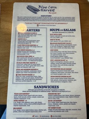 Menu photo 4 Blue Corn Harvest Bar & Grill Round Rock, TX Menu photo 4 Blue Corn Harvest Bar & Grill Round Rock, TX