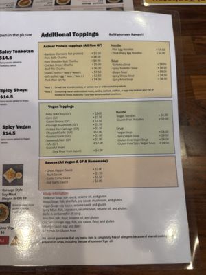 Menu photo 2 Ramen Hajime Santa Clara, CA Menu photo 2 Ramen Hajime Santa Clara, CA
