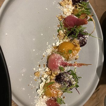 The Salted Pig - Beets salad w goat cheese and pistachios - Gastropubs Near Me - Riverside, California