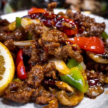 Thai Room Grand - Beef Devil Crispy Beef Cooked in a Sweet and Spicy Sauce - Thai Near Me - Oshawa, Ontario