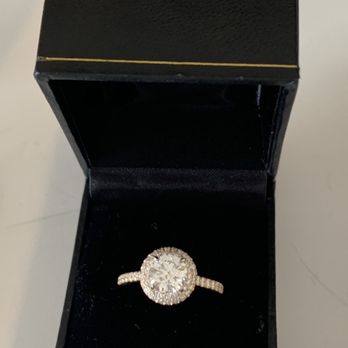 NYC Wholesale Diamonds - Custom double halo setting around a 1.53ct diamond. - Jewelry Near Me - New York, New York NYC Wholesale Diamonds - Custom double halo setting around a 1.53ct diamond. - Jewelry Near Me - New York, New York