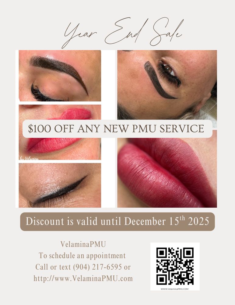 Velamina PMU Studio Logo