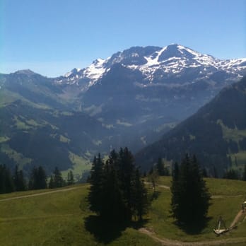Lenk Bergbahnen - View from the gondola - Skiing Near Me - Lenk, BE