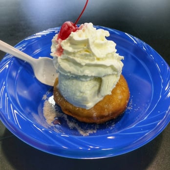 Duck Donuts - Glazed, cinnamon sugar with ice cream on top - Donuts Near Me - Cary, North Carolina Duck Donuts - Glazed, cinnamon sugar with ice cream on top - Donuts Near Me - Cary, North Carolina