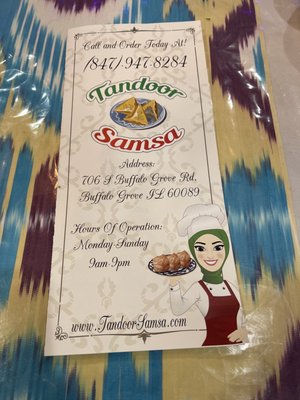 Menu photo 2 Tandoor Samsa Buffalo Grove, IL