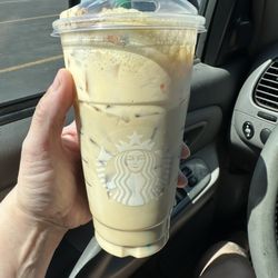 Starbucks - Pumpkin season! Iced pumpkin chai latte 9-1-23