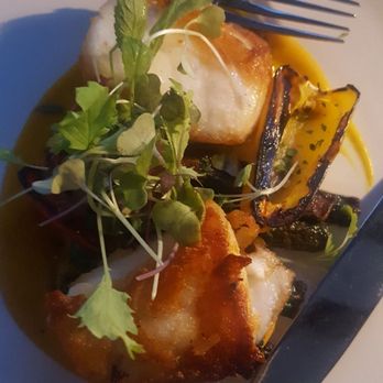 Lightkeepers - Sea bass! It was good but expecting more flavor.. - New American Near Me - Key Biscayne, Florida