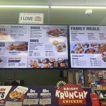 Krispy Krunchy Chicken - Menu - Seafood Near Me - Sacramento, California Krispy Krunchy Chicken - Menu - Seafood Near Me - Sacramento, California