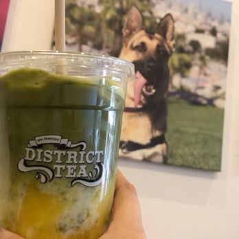 District Tea - mango matcha - Bubble Tea Near Me - San Francisco, California District Tea - mango matcha - Bubble Tea Near Me - San Francisco, California