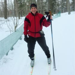 Robert E Schneider, DDS - Enjoying cross country skiing at Chapin Forest in Kirtland.