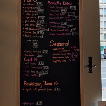 Halo Espresso Bar - Menu. - Cafes Near Me - Mississauga, Ontario
