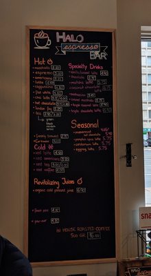 Menu photo 2 Halo Espresso Bar Mississauga, ON