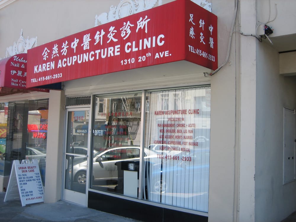 KAREN ACUPUNCTURE CLINIC 18 Reviews 1310 20th Ave, San Francisco