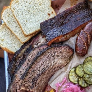 Dayne's Craft Barbecue - Texas Trinty Plate - Barbeque Near Me - Aledo, Texas