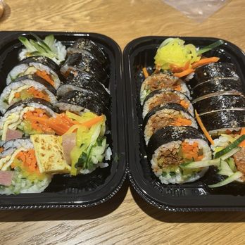 Kingbob - Ham and egg kimbap, spicy pork kimbap - Korean Near Me - San Francisco, California