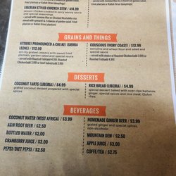 Under African Skies - Part of our savory menu