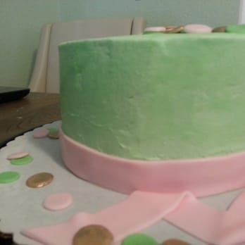 Agape Cakes - a green and pink cake - Bakeries Near Me - Laud Lakes, Florida