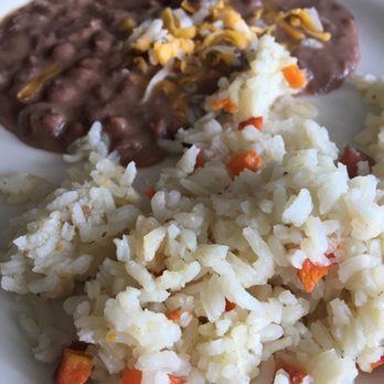 Mariscos Los Pinos - Rice and beans with the meal - Mexican Near Me - San Marcos, California