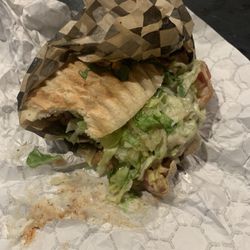 The Doner Haus - Bacon-Mushroom Döner sandwich