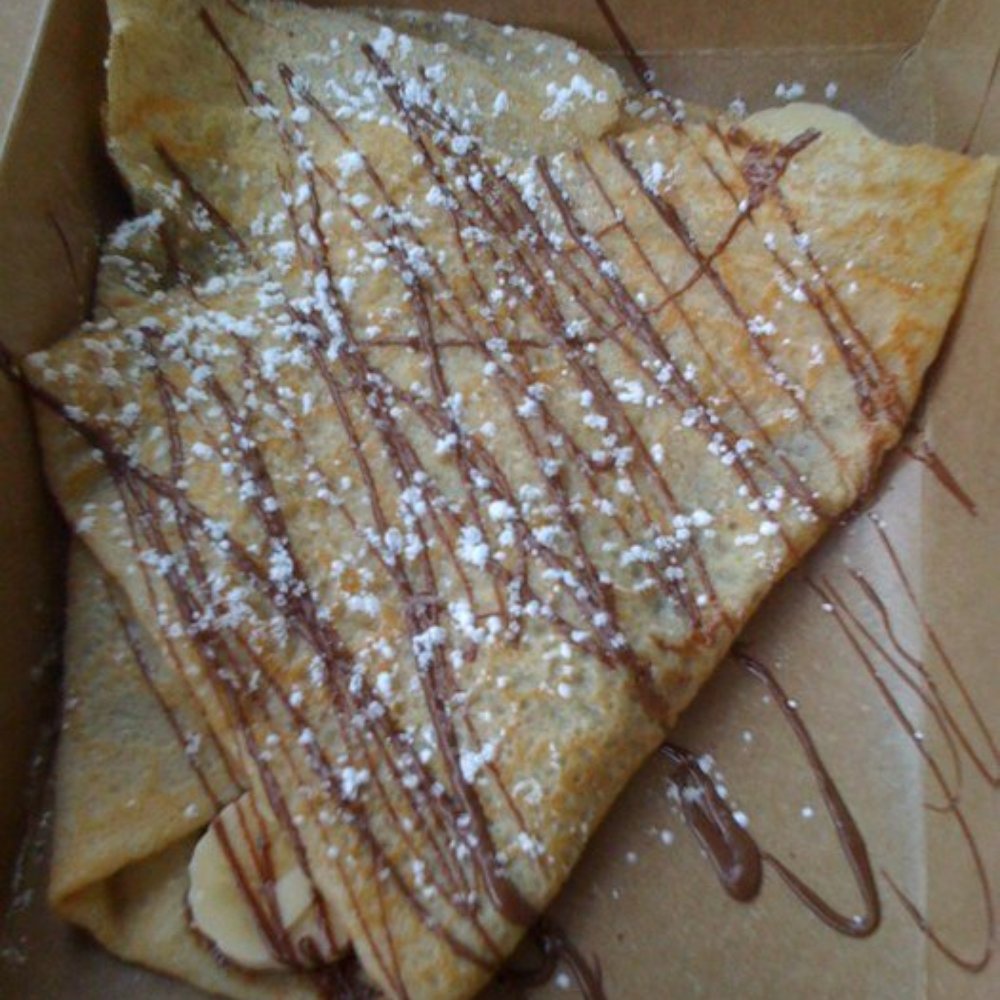 Bradbury's - Banana Nutella w/Almonds $4.50 :) - Coffee & Tea Near Me - Madison, Wisconsin Bradbury's - Banana Nutella w/Almonds $4.50 :) - Coffee & Tea Near Me - Madison, Wisconsin