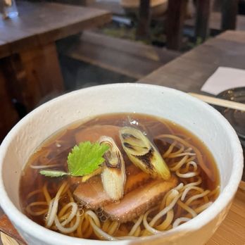 Soba Ichi - Kamo Nanban Soba (Hot Soba + Duck) - Noodles Near Me - Oakland, California