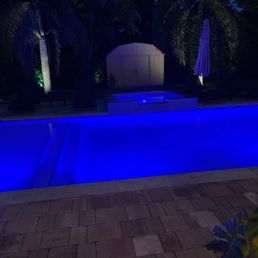 Pool Lights back up and running!