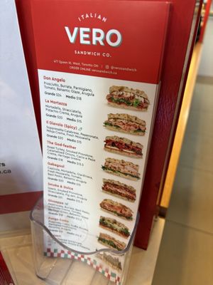 Menu photo 6 Vero Italian Sandwich Toronto, ON Menu photo 6 Vero Italian Sandwich Toronto, ON