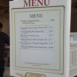 a menu for a restaurant a menu for a restaurant