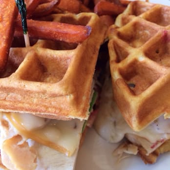 Monkey Business Cafe - Cranberry turkey waffle - Sandwiches Near Me - Fullerton, California Monkey Business Cafe - Cranberry turkey waffle - Sandwiches Near Me - Fullerton, California