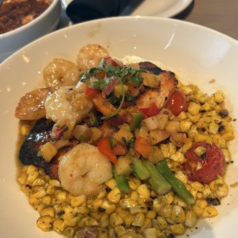 Firebirds Wood Fired Grill - Citrus salmon & shrimp - Seafood Near Me - Annapolis, Maryland Firebirds Wood Fired Grill - Citrus salmon & shrimp - Seafood Near Me - Annapolis, Maryland