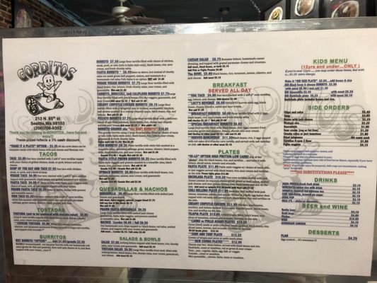 Menu photo 6 Gorditos Healthy Mexican Seattle, WA Menu photo 6 Gorditos Healthy Mexican Seattle, WA