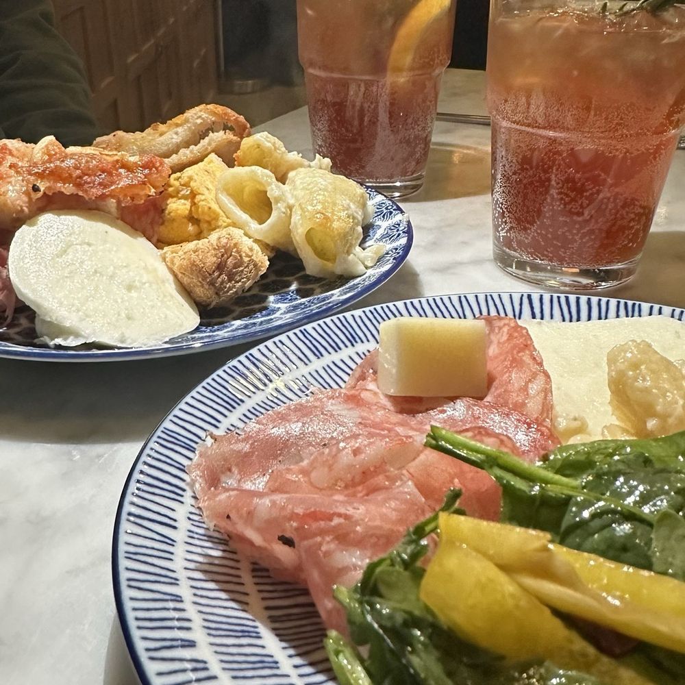 Apertivo hour mocktails and plates Apertivo hour mocktails and plates