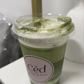 Ced Coffee & Donut - Matcha einspanner - Coffee & Tea Near Me - Westminster, California