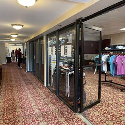Montclair Country Club - Pro shop and main hallway- watch out it smells sooo strong like cheap renuzit air freshener and mildew and dust