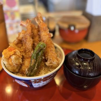 Tendon Tempura Carlos Junior - Shrimp tempura bowl - Japanese Near Me - Pasadena, California