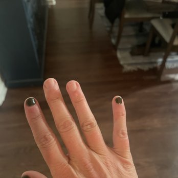 Anthony Vince Nail Spa - Missing nail polish that just peeled off hours after getting a "gel" manicure! - Nail Salons Near Me - Charlotte, North Carolina
