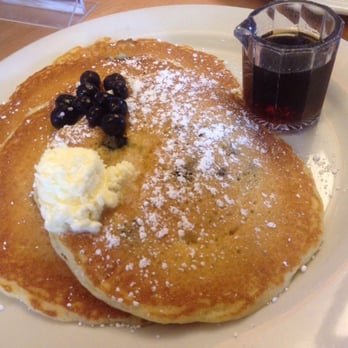 Elmer's Kitchen - Blueberry pancakes! Came with four pancakes plus two eggs and your choice of meat. - Diners Near Me - Beaverton, Oregon Elmer's Kitchen - Blueberry pancakes! Came with four pancakes plus two eggs and your choice of meat. - Diners Near Me - Beaverton, Oregon