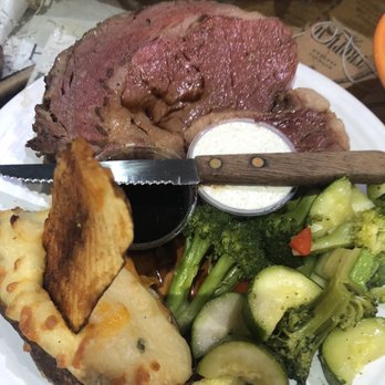 The Bubble Room - The Jane cut of prime rib, it was huge, cannot imagine what the Tarzan cut looks like. - Desserts Near Me - Captiva, Florida The Bubble Room - The Jane cut of prime rib, it was huge, cannot imagine what the Tarzan cut looks like. - Desserts Near Me - Captiva, Florida