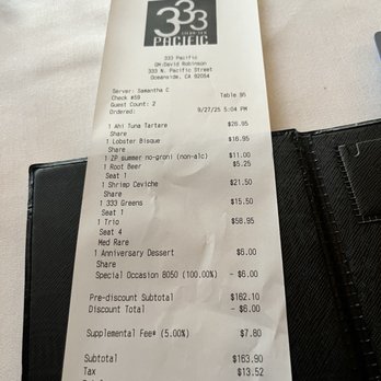 333 Pacific - Steakhouses Near Me - Oceanside, California