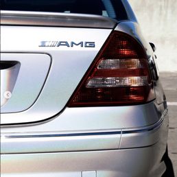 Beautiful and subtle: I was aiming for a wrap that would have the same feel as the original Mercedes silver but with a Bay Area twist.