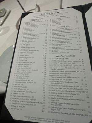 Menu photo 3 Eddie V's Prime Seafood Oak Brook, IL