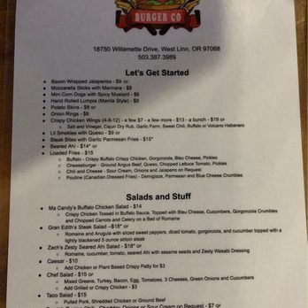 Backyard Burger Company - Menu - Burgers Near Me - West Linn, Oregon Backyard Burger Company - Menu - Burgers Near Me - West Linn, Oregon